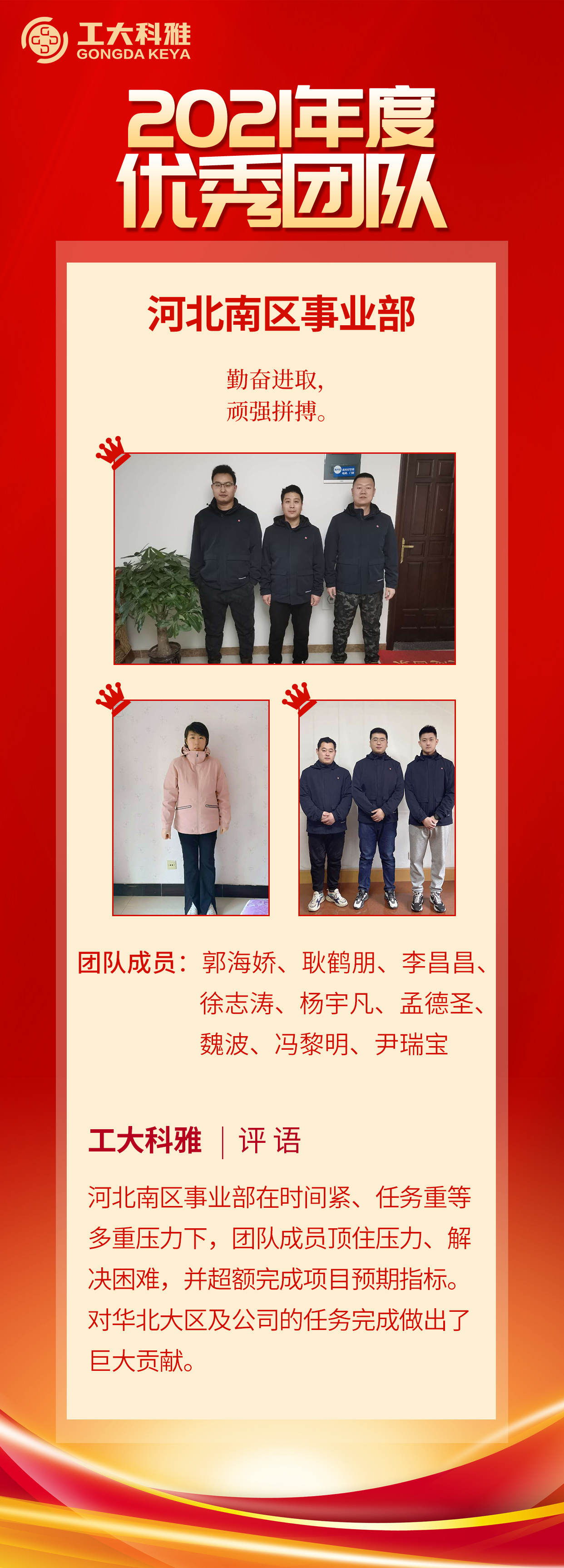 閃閃發光的你們丨快來pick2021年度優秀團隊(圖1) 閃閃發光的你們丨快來pick2021年度優秀團隊(圖1)